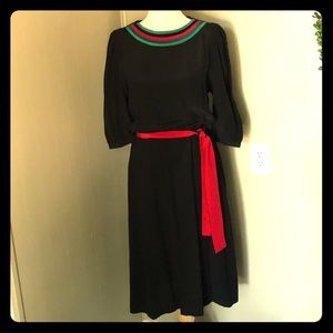 100% silk vintage dress